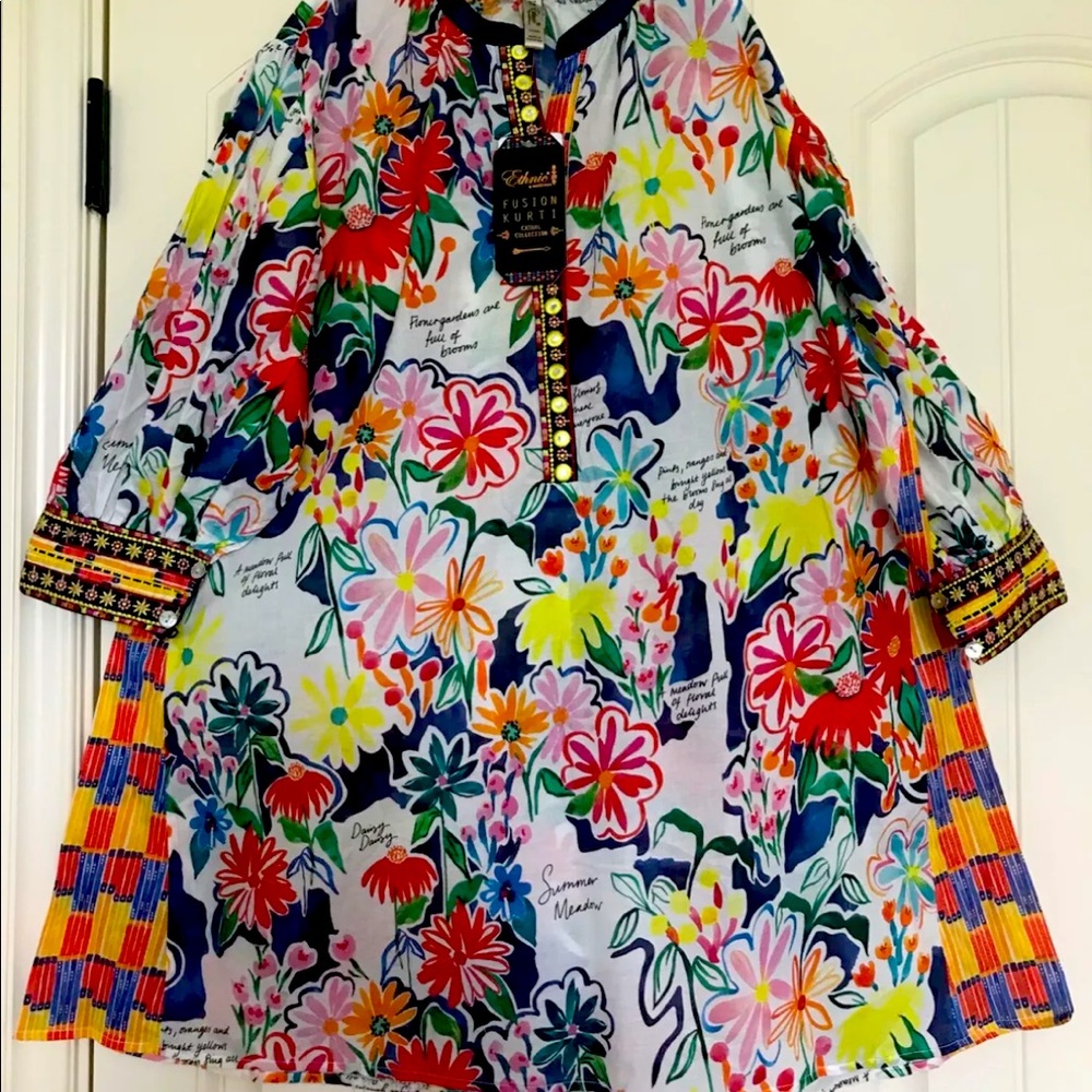 Printed kurta top